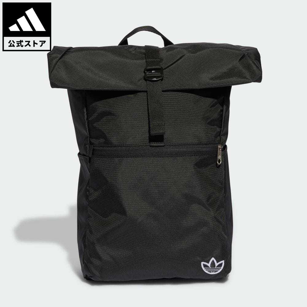 楽天adidas Online Shop 楽天市場店【公式】アディダス adidas 返品可 プレミアム エッセンシャルズ ロールトップ バックパッ ク オリジナルス メンズ レディース アクセサリー バッグ・カバン バックパック/リュックサック 黒 ブラック IJ0766 リュック p0517 父の日