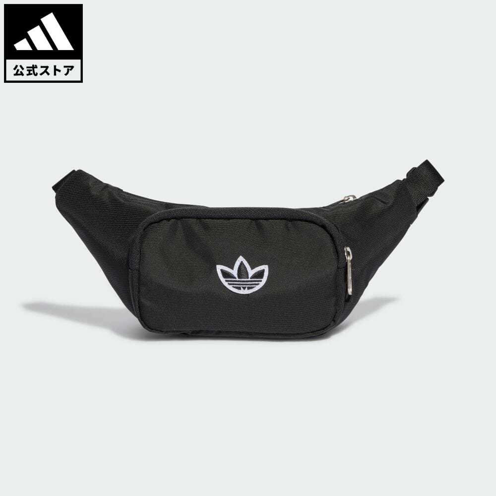 【公式】アディダス adidas 返品可 プレミアム エッセンシャルズ ウエストバッグ オリジナルス メンズ レディース アクセサリー バッグ・カバン ウエストバッグ(ウエストポーチ) 黒 ブラック IJ5007 ウエストポーチ ボディバッグ p0517