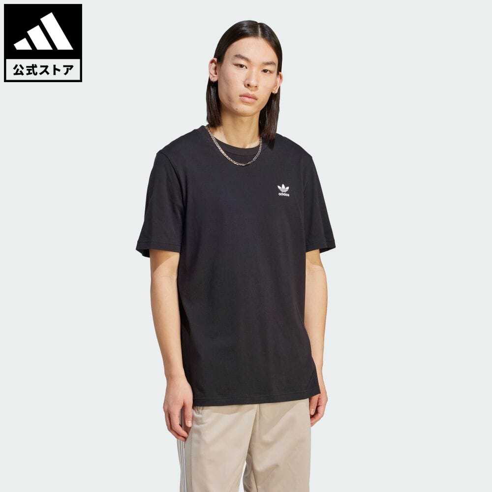 【20%OFF】 【公式】アディダス adidas 返品可 トレフォイル エッセンシャルズ 半袖Tシャツ オリジナルス メンズ ウェア・服 トップス Tシャツ 黒 ブラック IM4540 半袖 p1210のサムネイル