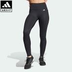 【公式】アディダス adidas 返品可 ジム・トレーニング Optime リブ 7/8丈レギンス レディース ウェア・服 ボトムス タイツ・レギンス 黒 ブラック IA7166 フィットネスウェア スポーツウェア レギンス