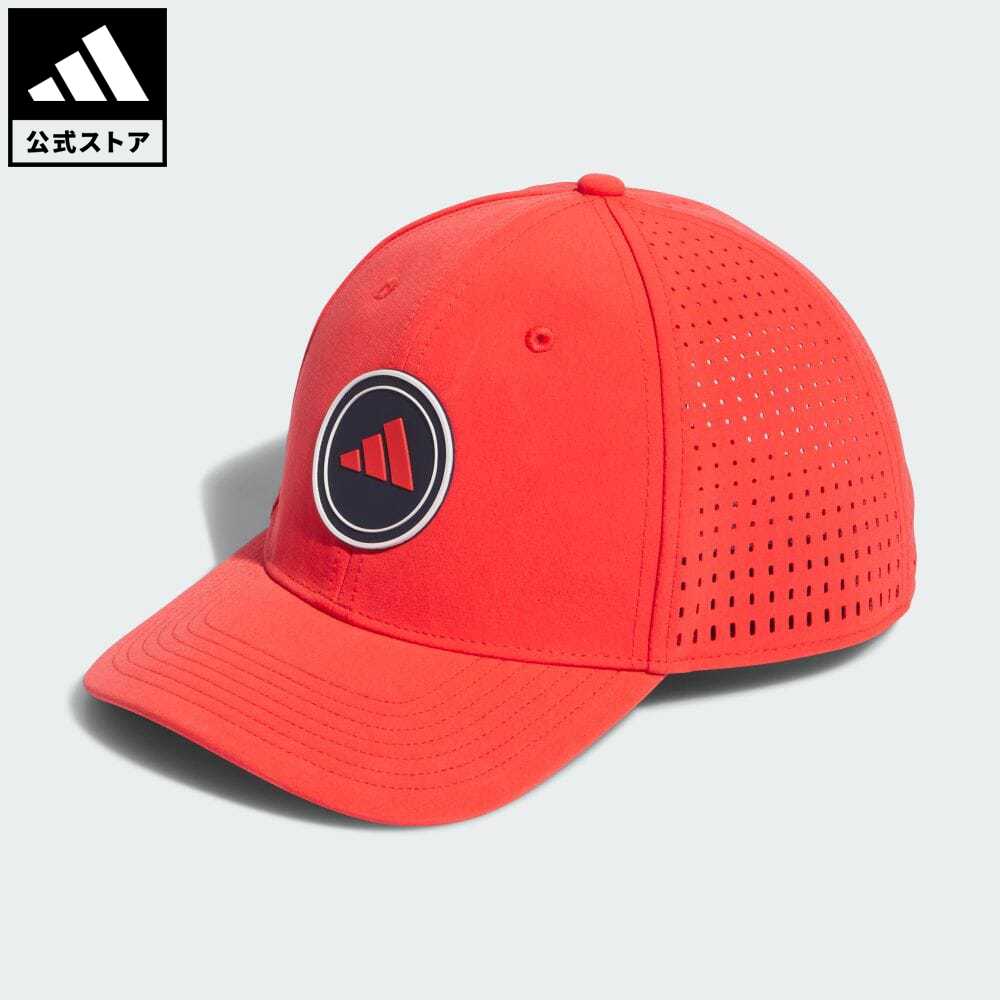 アディダス 【公式】アディダス adidas 返品可 ゴルフ 撥水 パンチングキャップ メンズ アクセサリー 帽子 キャップ 赤 レッド II3132 rs24