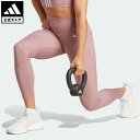 アディダス 【公式】アディダス adidas 返品可 ジム・トレーニング Optime スタッシュポケット ハイウエスト 7/8丈 レギンス レディース ウェア・服 ボトムス タイツ・レギンス ピンク IJ6823 フィットネスウェア スポーツウェア レギンス