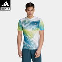 【公式】アディダス adidas 返品可 テニス テニス プリント AEROREADY フリーリフト プロTシャツ メンズ ウェア・服 トップス Tシャツ 白 ホワイト IK7110 半袖