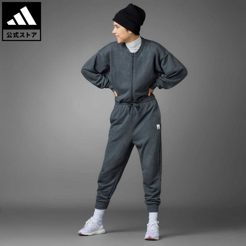 【20%OFFクーポン対象 11/16 10:00〜11/21 23:59】【公式】アディダス adidas 返品可 バレンタインデー ジャンプスーツ スポーツウェア レディース ウェア・服 その他ウェア グレー IL6034のサムネイル