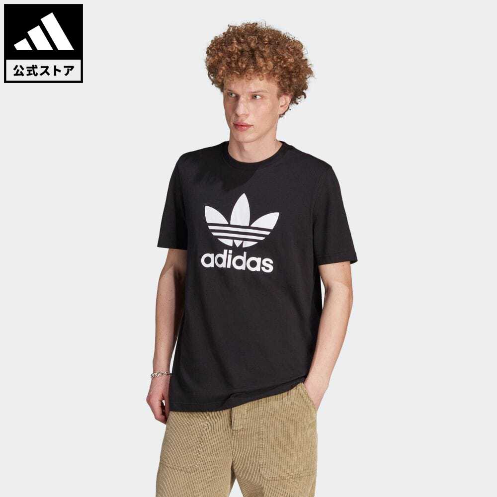 【公式】アディダス adidas 返品可 アディカラー クラシックス トレフォイルTシャツ オリジナルス メンズ ウェア・服 トップス Tシャツ 黒 ブラック IM4410 半袖のサムネイル