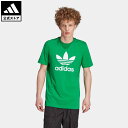 【公式】アディダス adidas 返品可 アディカラー クラシックス トレフォイルTシャツ オリジナルス メンズ ウェア 服 トップス Tシャツ 緑 グリーン IM4506 半袖