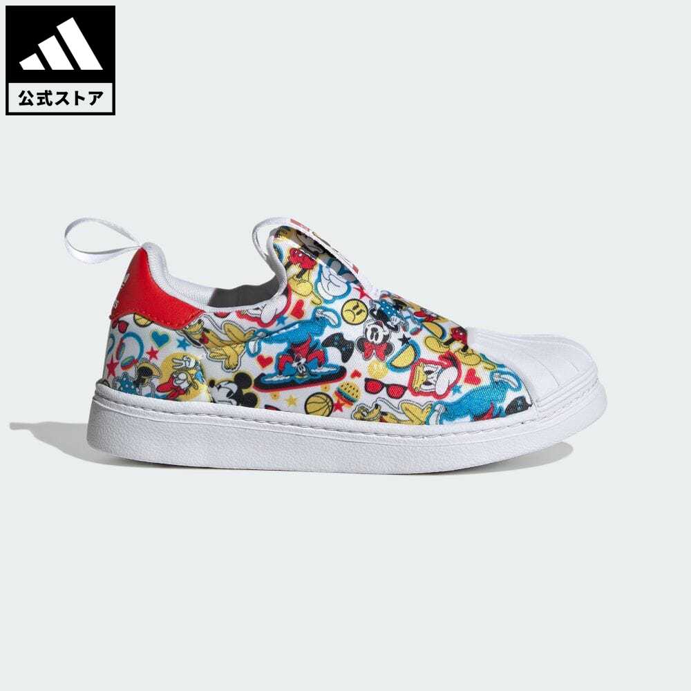 【公式】アディダス adidas 返品可 アディダス オリジナルス × ディズニー ミッキー SST 360 キッズ / adidas Originals × Disney Mickey SST 360 Kids オリジナルス キッズ／子供用 シューズ 靴 スニーカー 白 ホワイト ID9706 ローカット