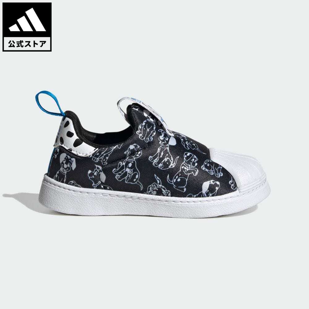 【1,000円OFFクーポン対象 09/04 20:00〜09/11 01:59】【公式】アディダス adidas 返品可 アディダス オリジナルス × ディズニー 101匹わんちゃん SST 360 キッズ / adidas Originals × Disney 101 Dalmatians SST 360 Kid オリジナルス キッズ／子供用のサムネイル