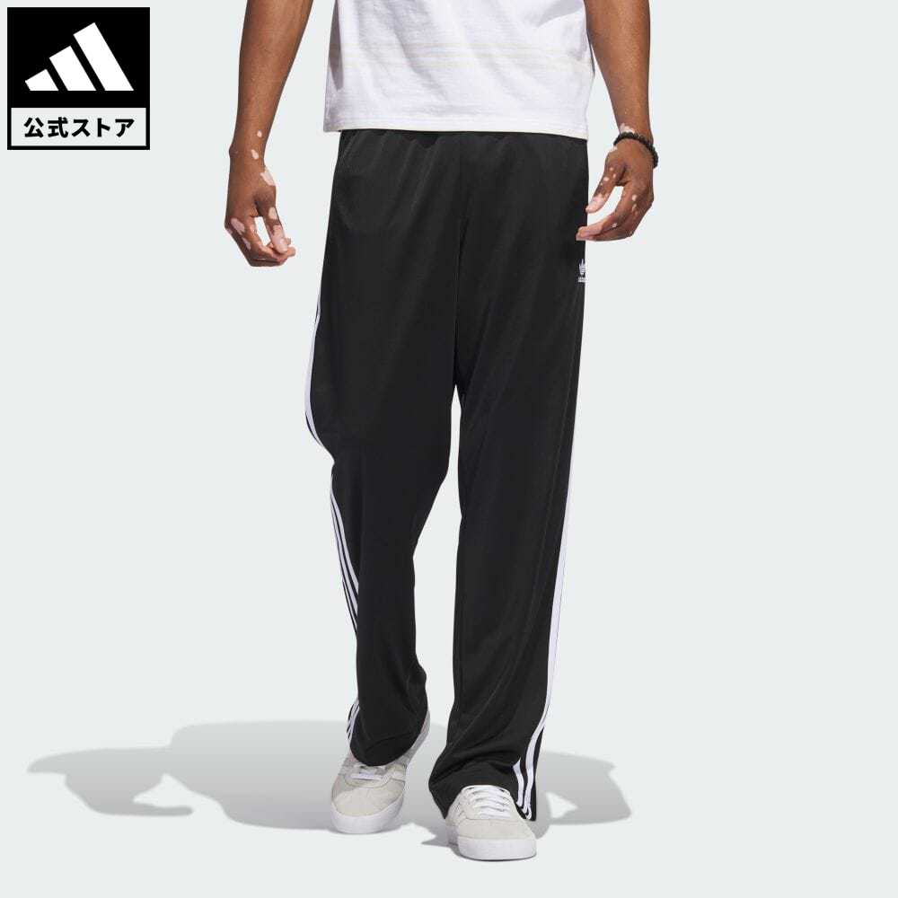 【公式】アディダス adidas 返品可 アディカラー クラシックス ファイヤーバード トラックパンツ（ジャージ） オリジナルス メンズ ウェア・服 ボトムス ジャージ パンツ 黒 ブラック IJ7055 下 p0517