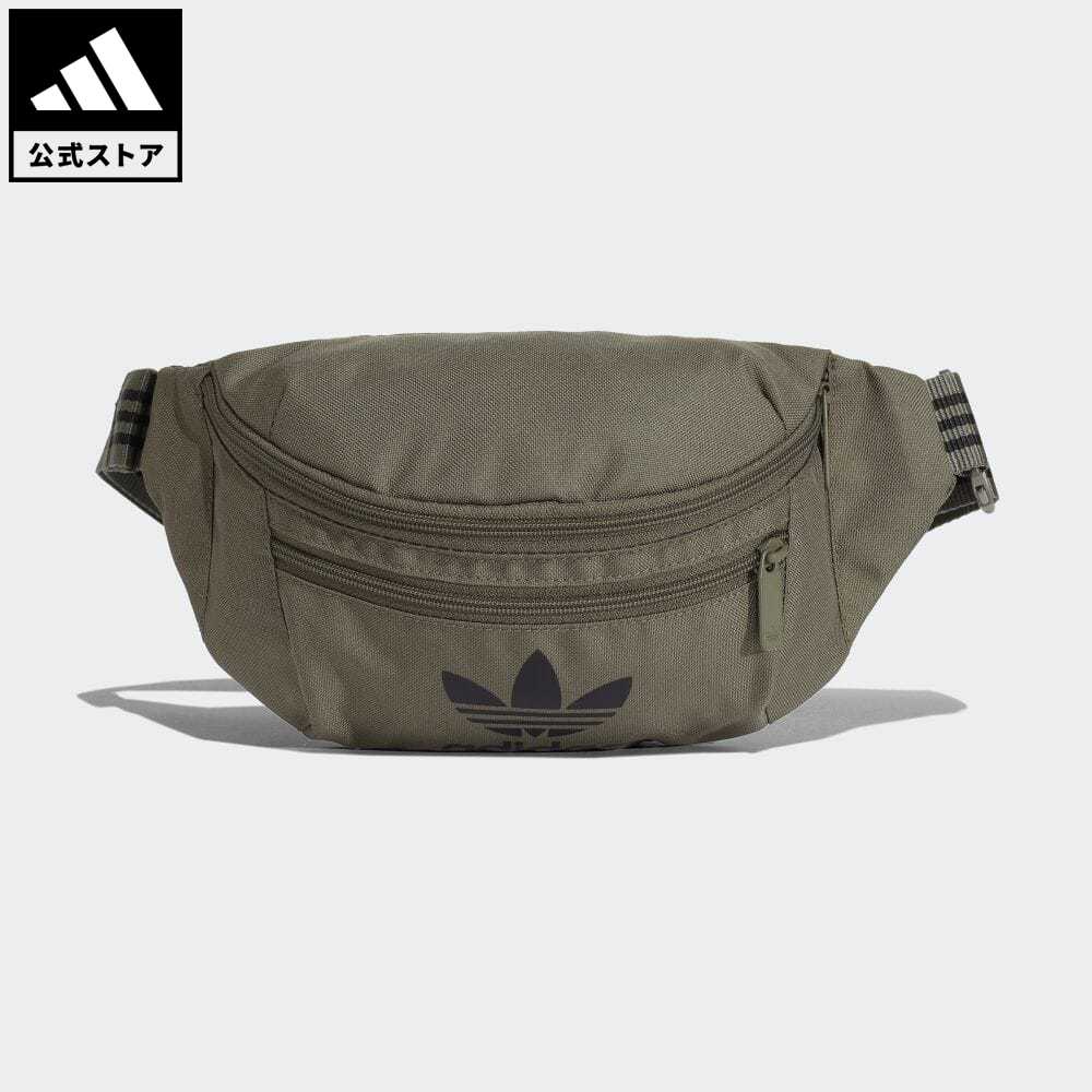 アディダス リュック メンズ 【20%OFFクーポン対象 5/9 10:00〜5/13 23:59】【公式】アディダス adidas 返品可 アディカラー クラシック ウエストバッグ オリジナルス メンズ レディース アクセサリー バッグ・カバン ウエストバッグ(ウエストポーチ) 緑 グリーン IL4815 ウエストポーチ ボディバッグ