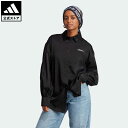 【公式】アディダス adidas 返品可 スリーストライプス OS シャツ オリジナルス レディース ウェア 服 トップス シャツ 黒 ブラック IR9789