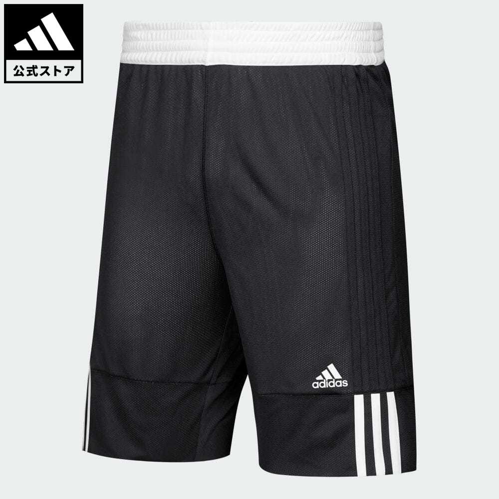 ウエア 【公式】アディダス adidas 返品可 バスケットボール 子供用 3G スピード リバーシブル ショーツ [3G Speed Reversible Shorts] メンズ レディース ウェア・服 ボトムス ハーフパンツ 黒 ブラック DX6379 p0517