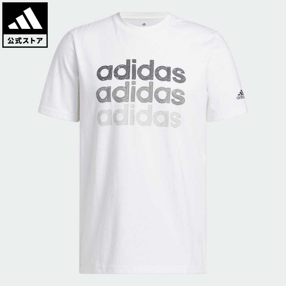 【20%OFF 3/4-3/11】 【公式】アディダス adidas 返品可 マルチリニア スポーツウェア グラフィック半袖Tシャツ スポーツウェア メンズ ウェア・服 トップス Tシャツ 白 ホワイト HS2522 半袖 p0304のサムネイル