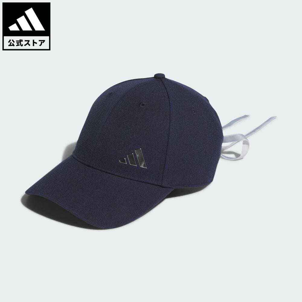 アディダス 【公式】アディダス adidas 返品可 ゴルフ メタルロゴ リボンキャップ レディース アクセサリー 帽子 キャップ 青 ブルー HY1096