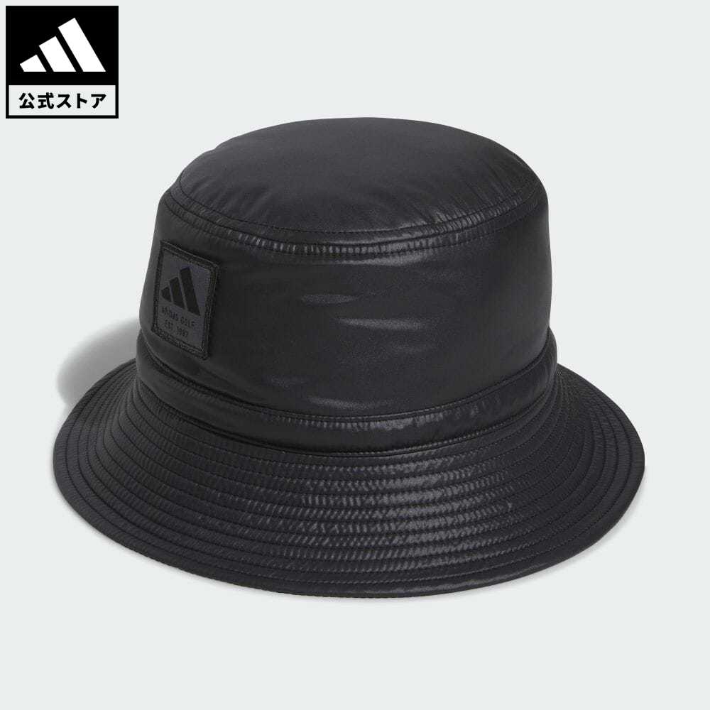 アディダス 【公式】アディダス adidas 返品可 ゴルフ 撥水 中わた入り バケットハット メンズ レディース アクセサリー 帽子 バケットハット 黒 ブラック HY5950 rs24