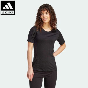 【公式】アディダス adidas 返品可 アウトドア XPERIOR メリノ 150 ベースレイヤー 半袖Tシャツ アディダス テレックス レディース ウェア・服 トップス Tシャツ 黒 ブラック HZ8549 半袖