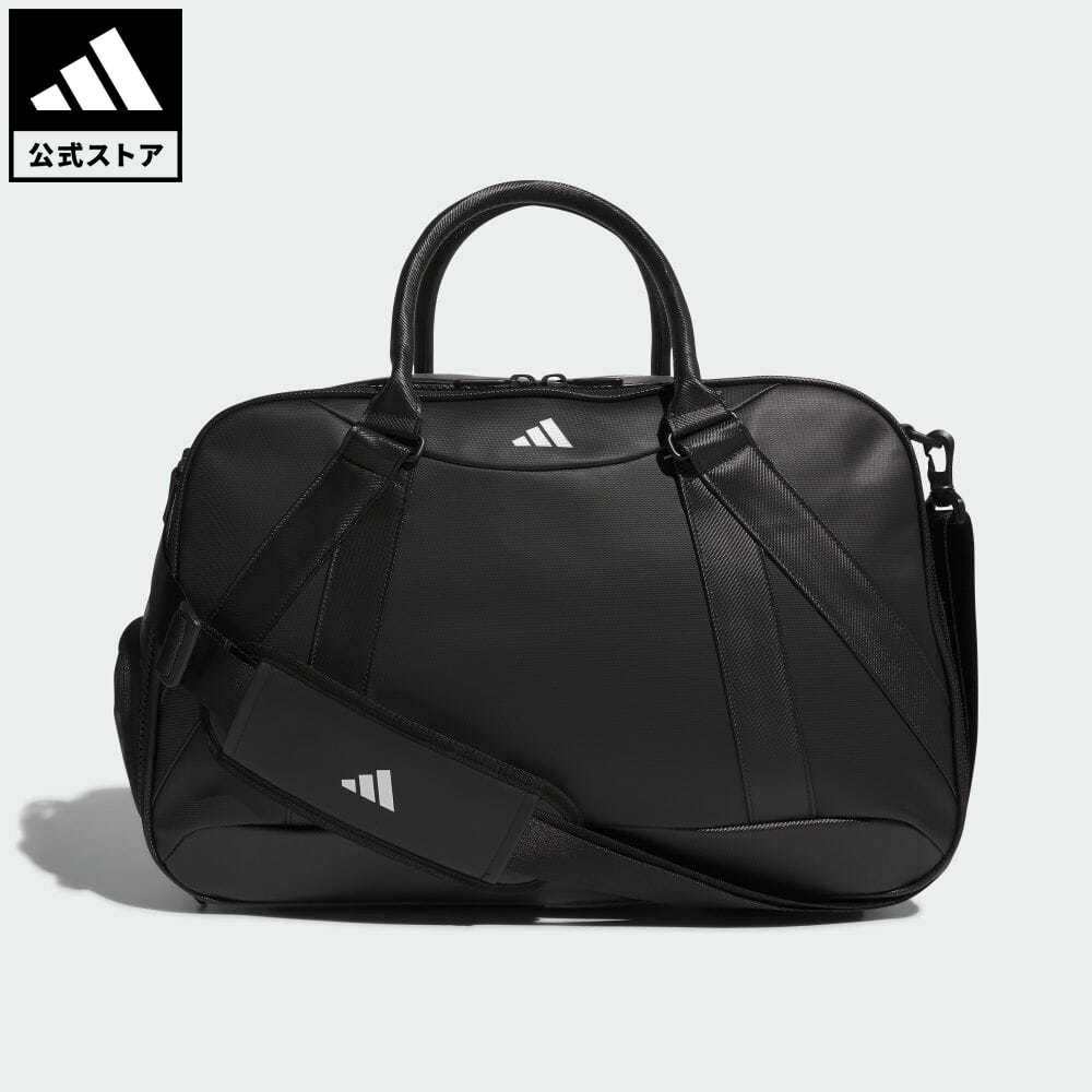 アディダス 【公式】アディダス adidas 返品可 ラッピング不可 ゴルフ シューズポケット付き 合成皮革 ボストンバッグ メンズ アクセサリー バッグ・カバン スポーツバッグ 黒 ブラック IA2669 ボストンバッグ p0517