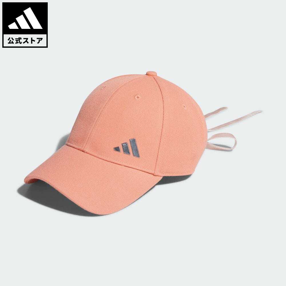 アディダス 【30%OFF 6/4-6/11】【公式】アディダス adidas 返品可 ゴルフ メタルロゴ リボンキャップ レディース アクセサリー 帽子 キャップ 赤 レッド IA9620