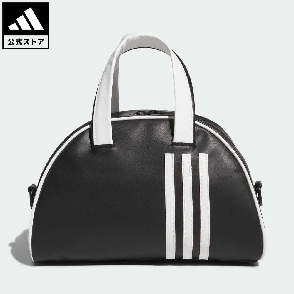 アディダス 【公式】アディダス adidas 返品可 ラッピング不可 ゴルフ スリーストライプス ミニボストンバッグ レディース アクセサリー バッグ・カバン ハンドバッグ 黒 ブラック IA9637