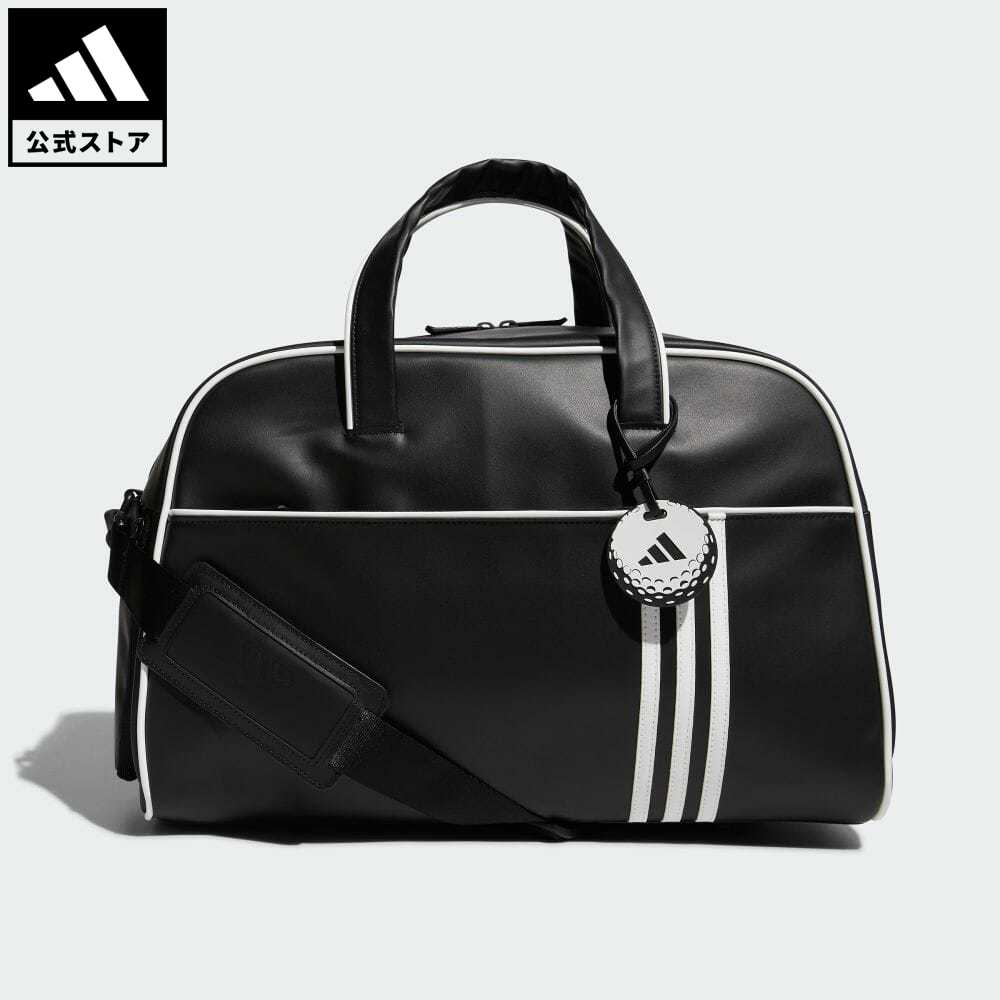 アディダス 【公式】アディダス adidas 返品可 ラッピング不可 ゴルフ スリーストライプス ボストンバッグ レディース アクセサリー バッグ・カバン スポーツバッグ 黒 ブラック IA9642 ボストンバッグ p0517