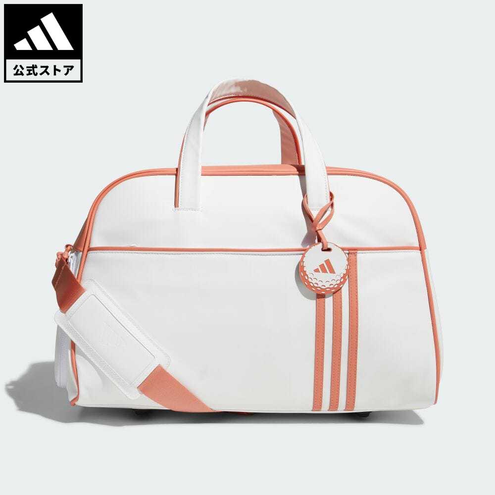 アディダス 【公式】アディダス adidas 返品可 ラッピング不可 ゴルフ スリーストライプス ボストンバッグ レディース アクセサリー バッグ・カバン スポーツバッグ 白 ホワイト IA9643 ボストンバッグ