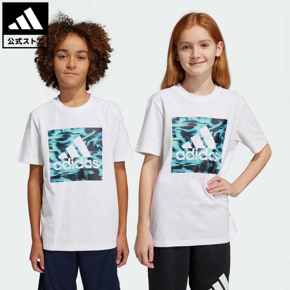 【40%OFF 3/4-3/11】 【公式】アディダス adidas 返品可 ゲーミング グラフィック 半袖Tシャツ スポーツウェア キッズ／子供用 ウェア・服 トップス Tシャツ 白 ホワイト IB9140 半袖 p0304のサムネイル