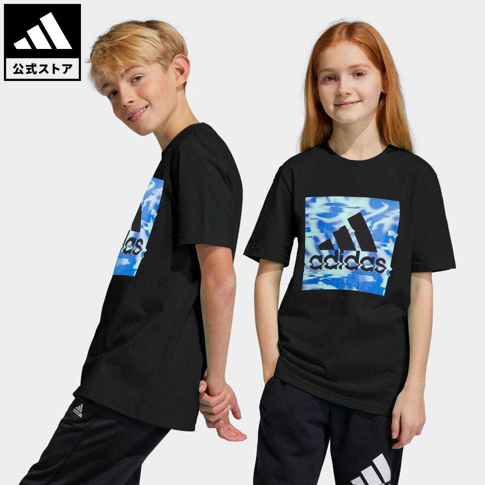 【公式】アディダス adidas 返品可 ゲーミング グラフィック 半袖Tシャツ スポーツウェア キッズ／子供用 ウェア・服 トップス Tシャツ 黒 ブラック IB9142 半袖 es23fwのサムネイル
