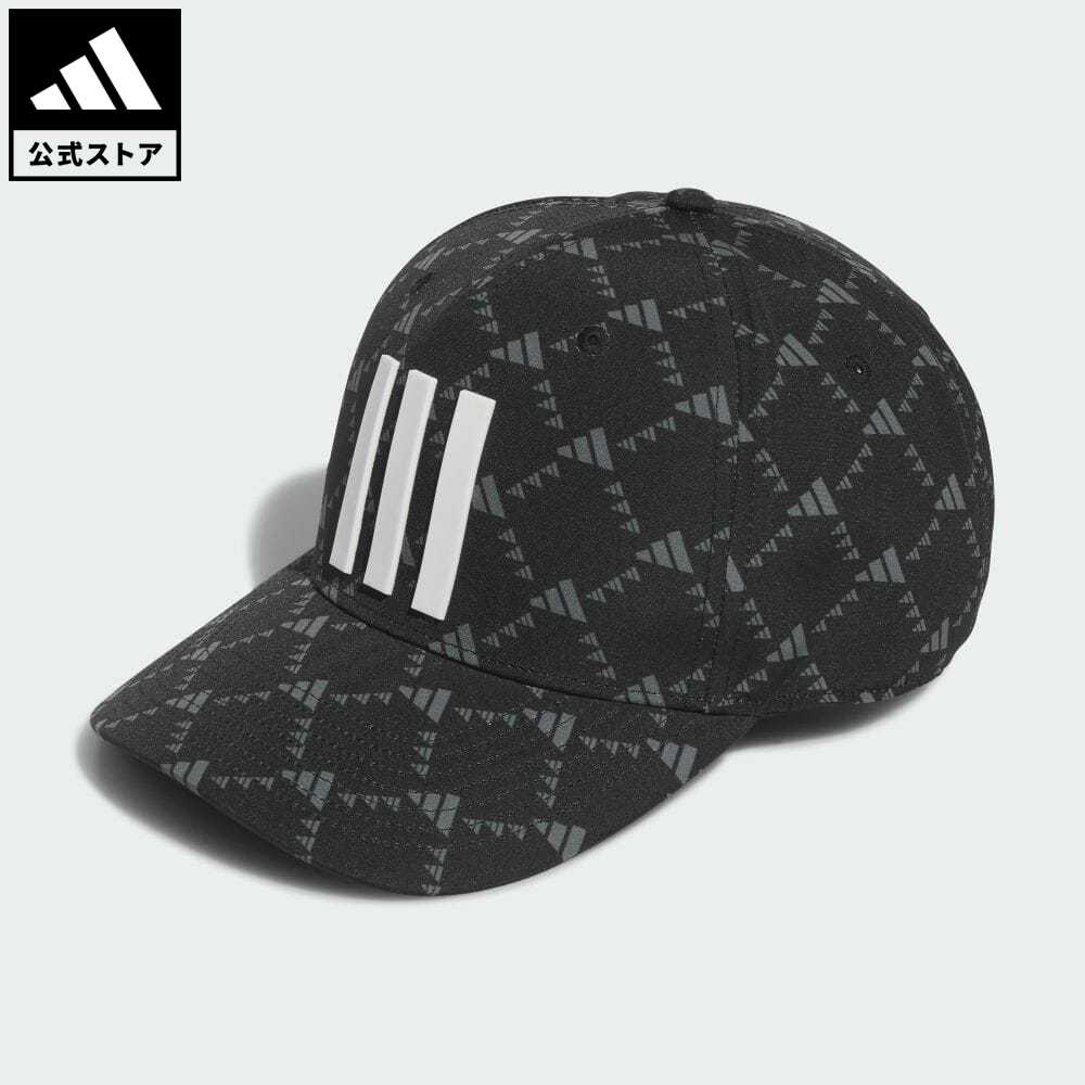 アディダス 【公式】アディダス adidas 返品可 ゴルフ ツアー モノグラムプリント キャップ メンズ アクセサリー 帽子 キャップ 黒 ブラック II2786