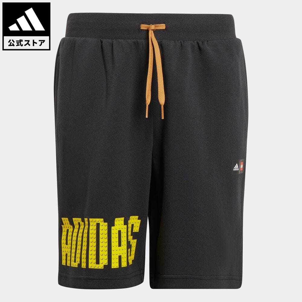 【20%OFFクーポン対象 11/16 10:00〜11/21 23:59】【公式】アディダス adidas 返品可 adidas × Classic LEGO ショーツ スポーツウェア キッズ／子供用 ウェア・服 ボトムス ハーフパンツ 黒 ブラック IJ9693のサムネイル