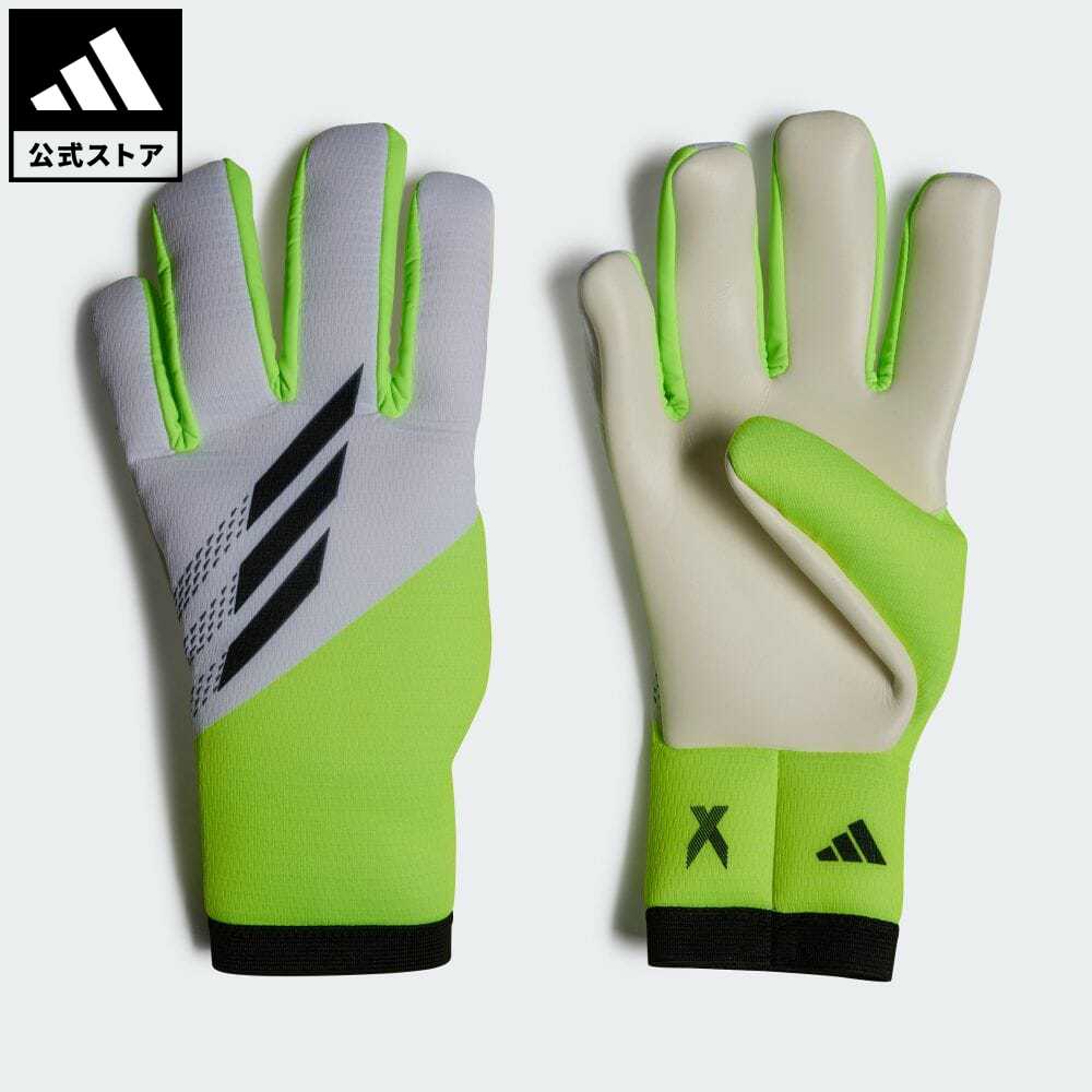 【20%OFF 6/4-6/11】【公式】アディダス adidas 返品可 サッカー エックス トレーニンググローブ メンズ レディース アクセサリー 手袋/グローブ キーパーグローブ 白 ホワイト IA0835