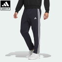 【公式】アディダス adidas 返品可 スリーストライプス レギュラーフィット ダブルニット トラックパンツ スポーツウェア メンズ ウェア 服 ボトムス ジャージ パンツ 青 ブルー IA9379 下