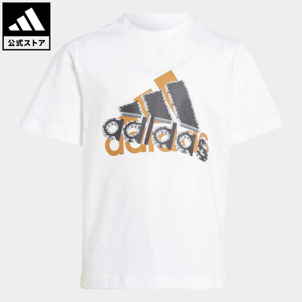 【公式】アディダス adidas 返品可 adidas × Classic LEGO グラフィック Tシャツ キッズ スポーツウェア キッズ／子供用 ウェア・服 トップス Tシャツ 白 ホワイト II6068 半袖のサムネイル