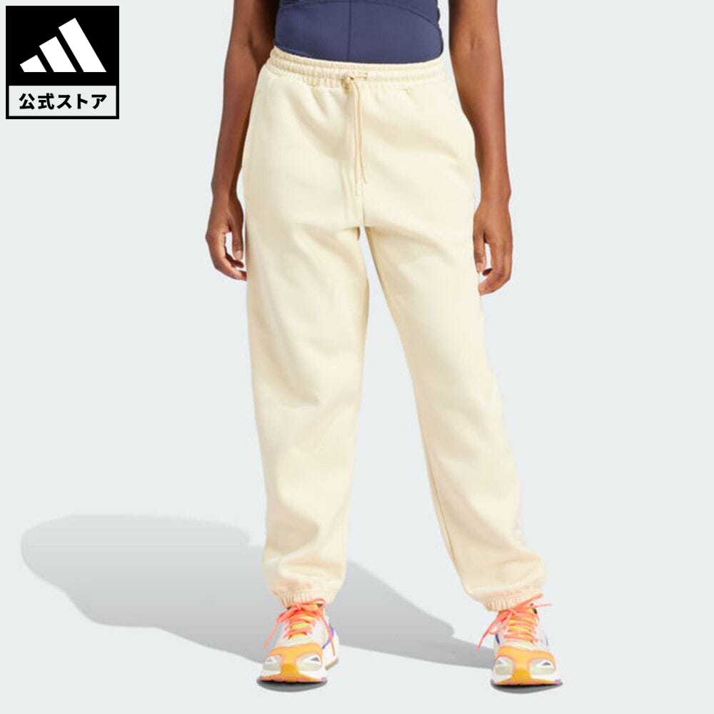 【20%OFF 6/4-6/11】【公式】アディダス adidas 返品可 adidas by Stella McCartney スウェットパンツ バイ ステラ マッカートニー レディース ウェア・服 ボトムス スウェット（トレーナー） パンツ ベージュ IJ0574 スウェットのサムネイル