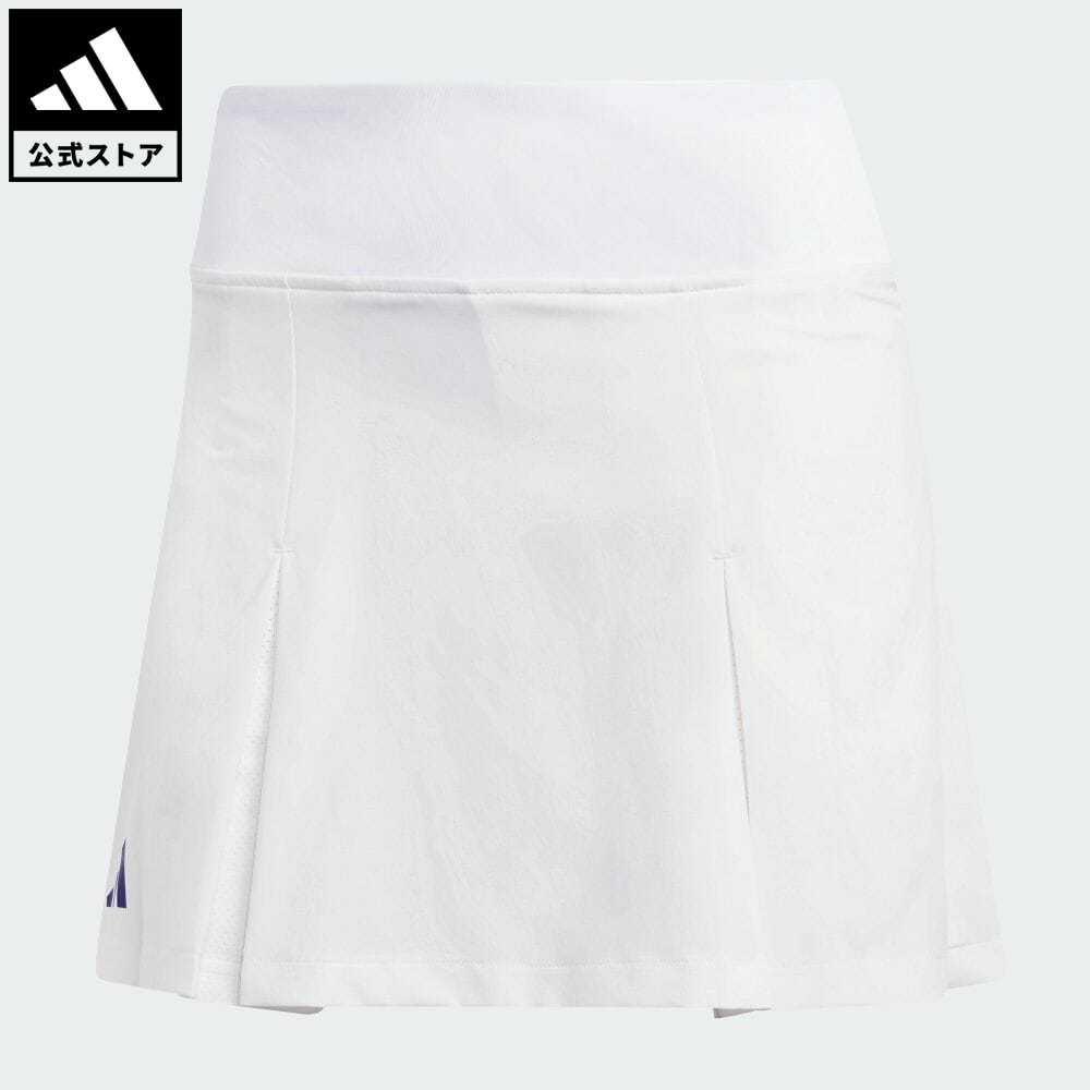 【20%OFFクーポン対象 5/9 10:00〜5/13 23:59】【公式】アディダス adidas 返品可 テニス クラブ テニス ひだ入りスカート レディース ウェア・服 ボトムス スカート 白 ホワイト HT7184