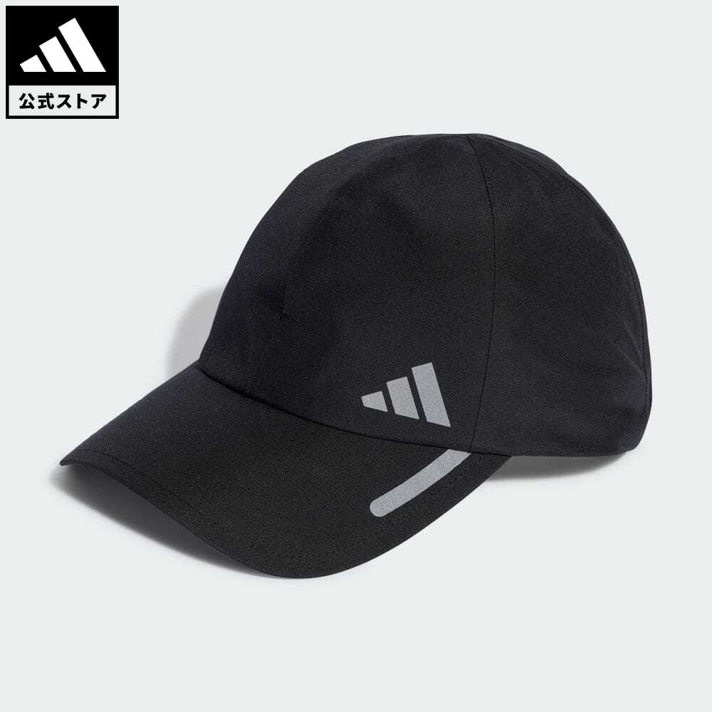 【公式】アディダス adidas 返品可 ランニング RAIN. RDY ランニングキャップ メンズ レディース アクセサリー 帽子 キャップ 黒 ブラック HY0674