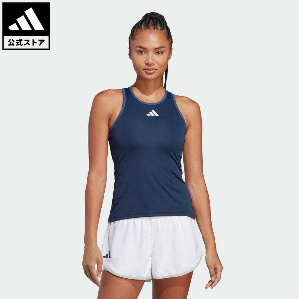 【公式】アディダス adidas 返品可 テニス クラブ テニス タンクトップ レディース ウェア・服 トップス タンクトップ 青 ブルー HZ4283 トップス