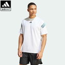 アディダス Tシャツ メンズ 【公式】アディダス adidas 返品可 ジム・トレーニング トレイン アイコンズ スリーストライプス トレーニングTシャツ メンズ ウェア・服 トップス Tシャツ 白 ホワイト IJ8127 半袖