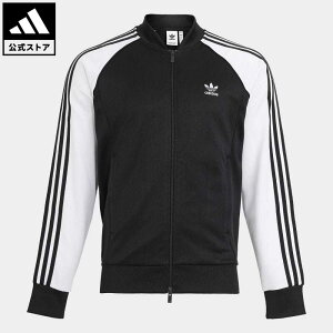 【公式】アディダス adidas 返品可 アディカラー クラシックス SSTトラックジャケット（ジャージ） オリジナルス メンズ ウェア・服 トップス ジャージ 黒 ブラック IK7025