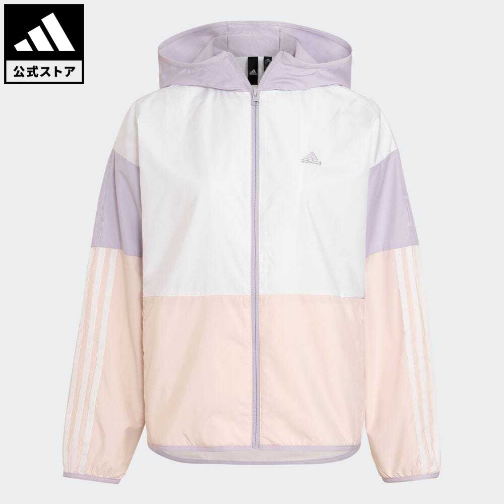 【公式】アディダス adidas 返品可 チーム ルーズフィット ウインドブレーカージャケット スポーツウェア レディース ウェア・服 アウター ジャケット ジャージ ピンク IK9868 上着のサムネイル