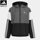 アディダス 【20%OFFクーポン対象 5/9 10:00〜5/13 23:59】【公式】アディダス adidas 返品可 チーム ルーズフィット ウインドブレーカージャケット スポーツウェア レディース ウェア・服 アウター ジャケット ジャージ 黒 ブラック IK9870 上着