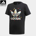 アディダス adidas 返品可 半袖Tシャツ オリジナルス キッズ／子供用 ウェア・服 トップス Tシャツ 黒 ブラック FM4895 半袖