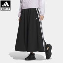 アディダス adidas 返品可 スリーストライプス ルーズフィット ダブルニット スカート スポーツウェア レディース ウェア・服 ボトムス スカート 黒 ブラック IK9877