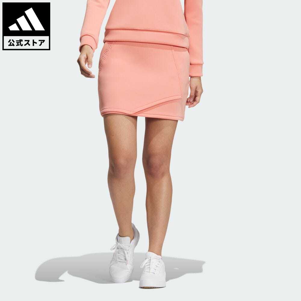 アディダス adidas 返品可 ゴルフ ダンボールニット ラップスカート レディース ウェア・服 ボトムス スカート 赤 レッド HY0861