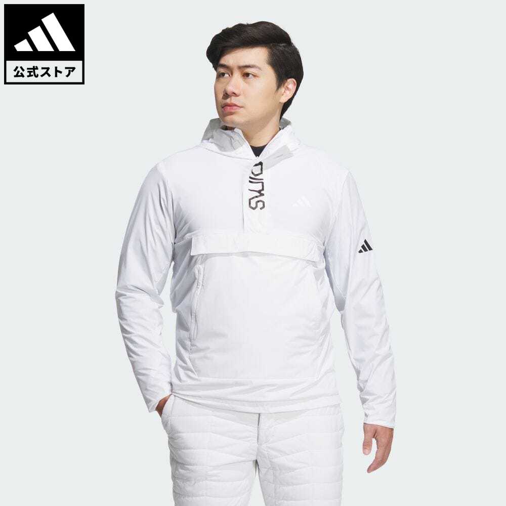 【公式】アディダス adidas 返品可 ゴルフ WIND. RDY 防風 撥水ワーディング アノラック メンズ ウェア・服 アウター ジャケット 白 ホワイト HY0957