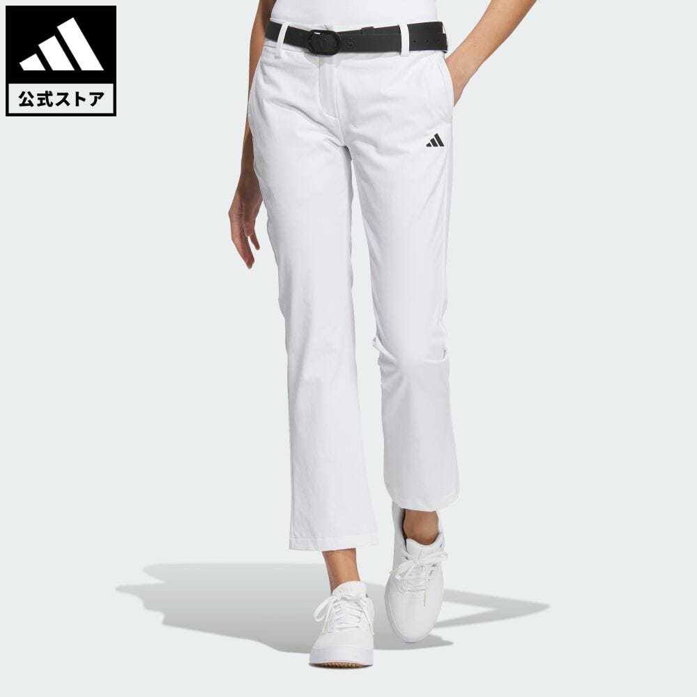 【公式】アディダス adidas 返品可 ゴルフ WIND. RDY EX STRETCH ACTIVE ブーツカット 撥水 アンクルパンツ レディース ウェア・服 ボトムス パンツ 白 ホワイト HZ6044