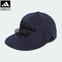 【公式】アディダス adidas 返品可 ゴルフ コーデュロイ フラットビル キャップ メンズ アクセサリー 帽子 キャップ 青 ブルー IA2647