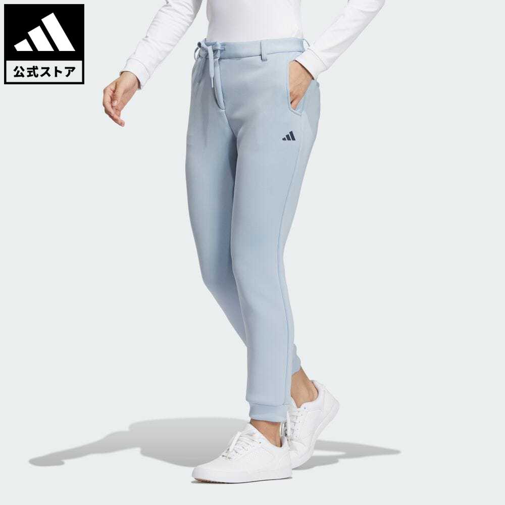 【公式】アディダス adidas 返品可 ゴルフ ダンボールニット ジョガーパンツ レディース ウェア・服 ボトムス パンツ 青 ブルー IA2789