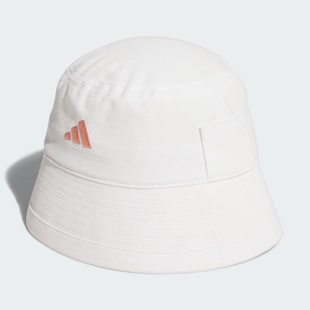 【公式】アディダス adidas 返品可 ゴルフ コーデュロイ バケットハット レディース アクセサリー 帽子 キャップ 白 ホワイト IB0447