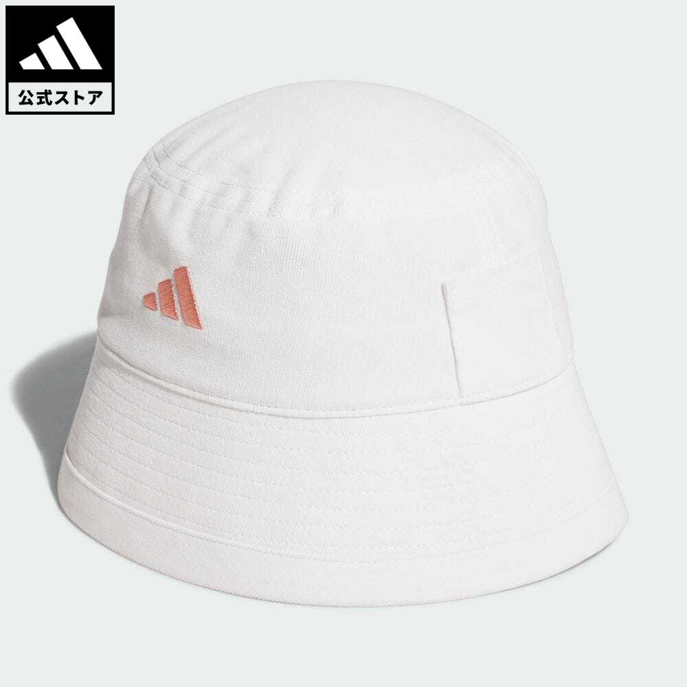 【公式】アディダス adidas 返品可 ゴルフ コーデュロイ バケットハット レディース アクセサリー 帽子 キャップ 白 ホワイト IB0447