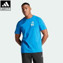 【公式】アディダス adidas 返品可 テニス AEROREADY テニス NY ハードコート グラフィック半袖Tシャツ メンズ ウェア・服 トップス Tシャツ 青 ブルー II5898 半袖